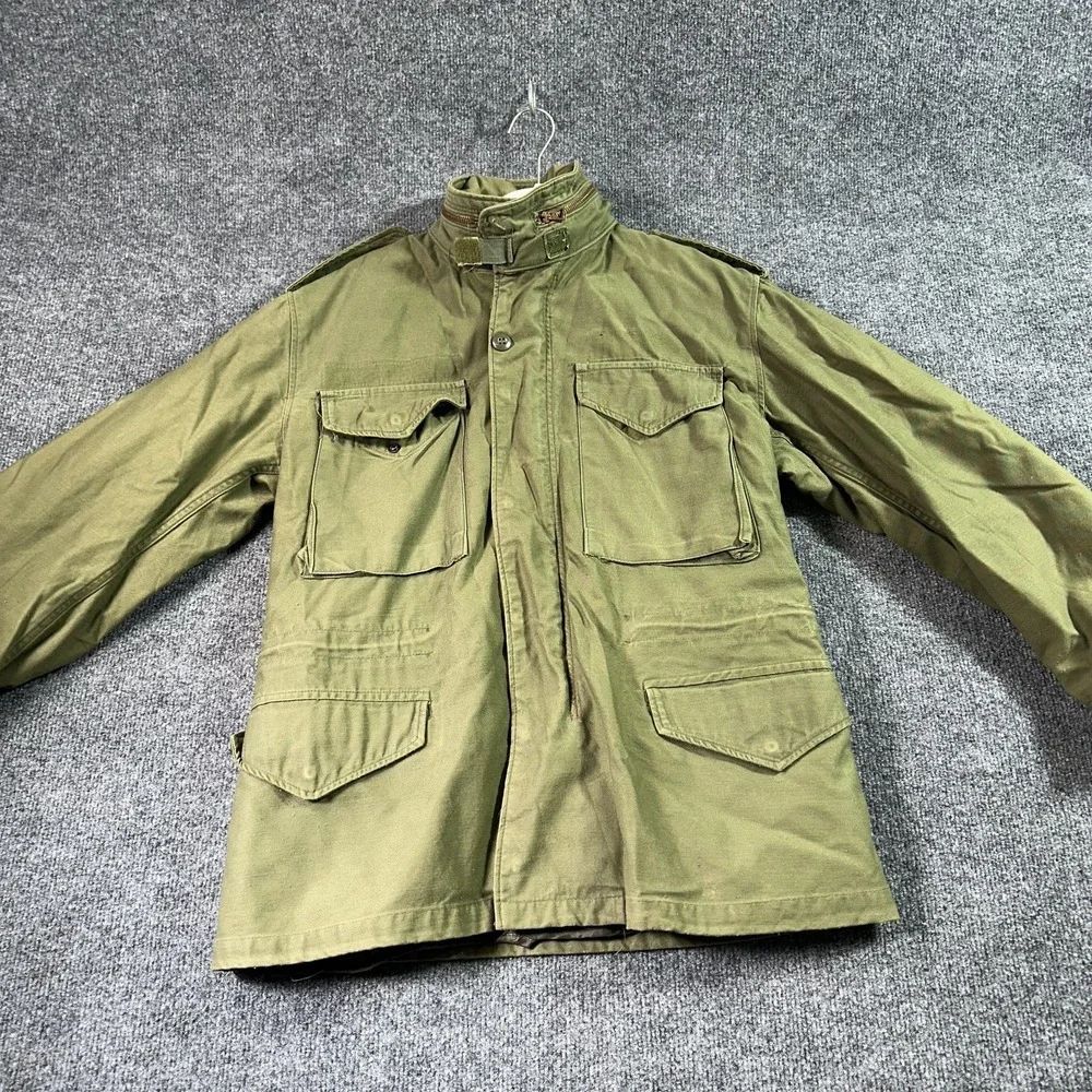 US Military Field Coat Jacket Green OG-107 Lined Vietnam War M65 Army 1975